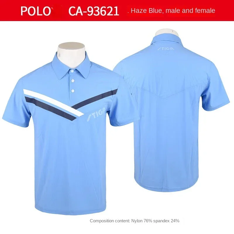 national team stiga Sport jersey Table tennis jersey men women t-shirts T shirt Badminton bottom quick dry top