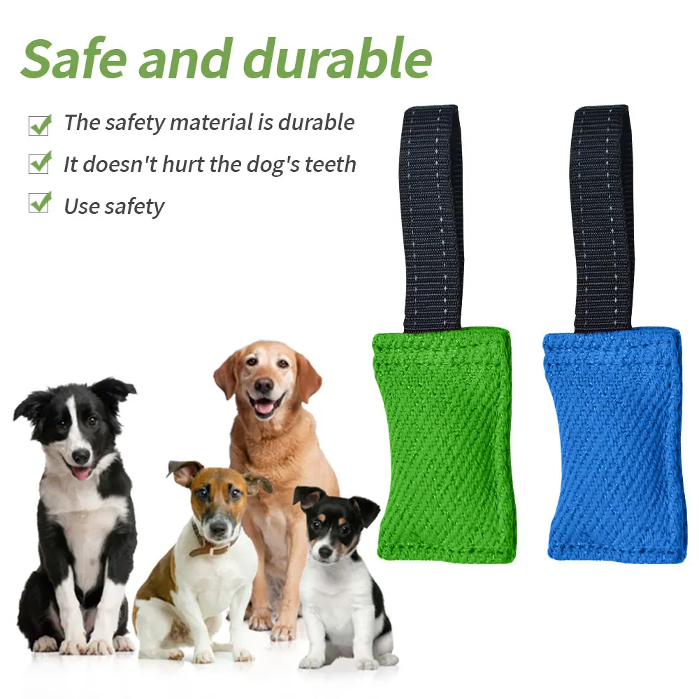 Durable Dog Chew Tug of War Toy - Interactive Training and Teething Chew Stick for Dogs Tear-resistant Linen Material 3