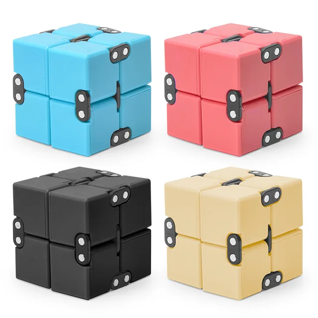 Magic Cube Unlimited Cube Decompression Fidget Toys Infinity Cube  Artifact Decompression Toy Fingertip Adult Boring 2