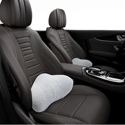 Mesh Car Pillow Lumbar Support Pillow Car Seat Waist Cushion Protect Spine Vertebral Low Back Cushion Bed Sleeping Pillow