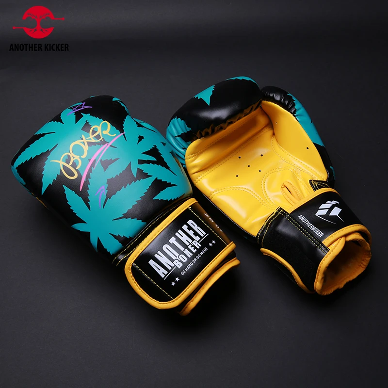 Muay Thai Sparring Sandbag Punching Gloves PU Leather Boxing Gloves Men Women Kid Karate Fight MMA Kickboxing Training Equipment