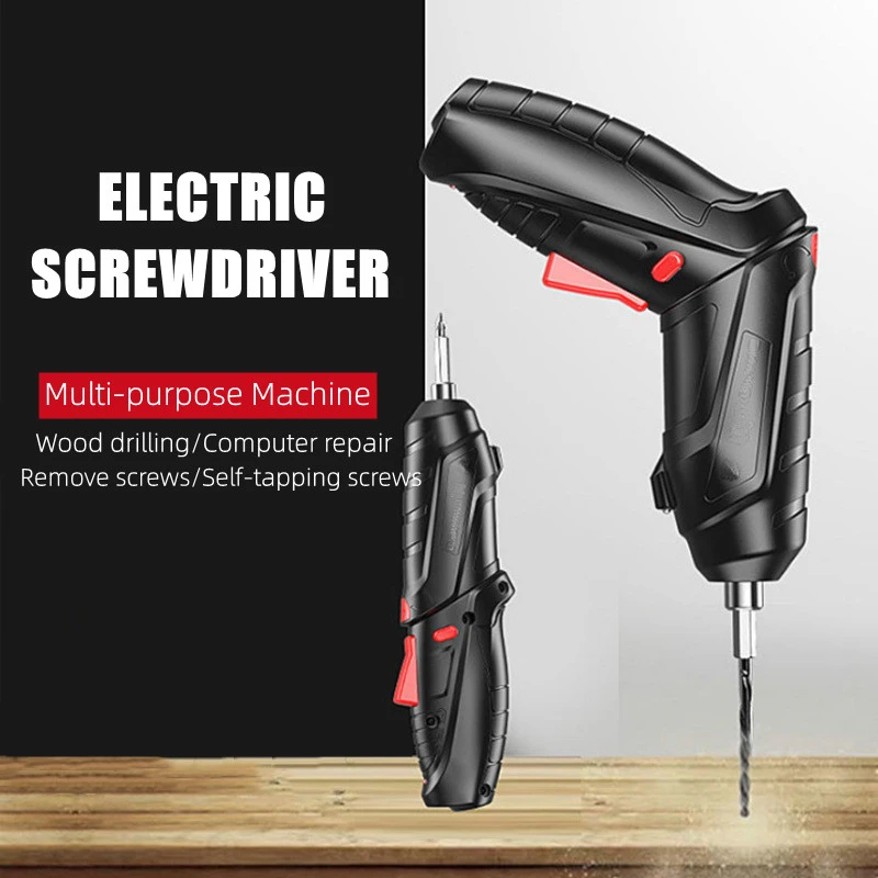 Electric Screwdriver Battery Rechargeable Cordless Screwdriver Powerful Impact Wireless