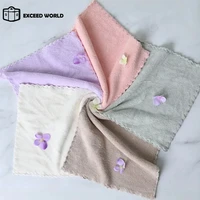 Superfine Fiber Cartoon Melange Child Towel Hand Towel Pinafore Home Cleaning Face for Baby for Kids High Quality Face Towel 3
