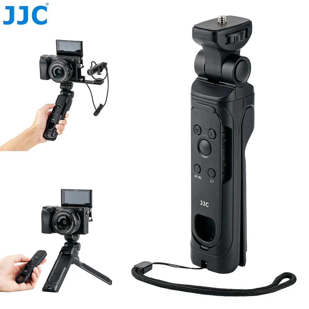 JJC GP-VPT2BT Bluetooth Remote Control Grip Tripod for Sony ZV1II ZVE10  ZVE1 A7RV A7IV A7III A7 III FX30 A7S III ZV1 A6600 A6400