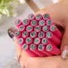 26pcs Nail Art Stamp Pen Set Floral Butterfly Pattern Nail Graffiti Pen Flower Painting Drawing Nail Brush Stamp Pen Manicure To 1