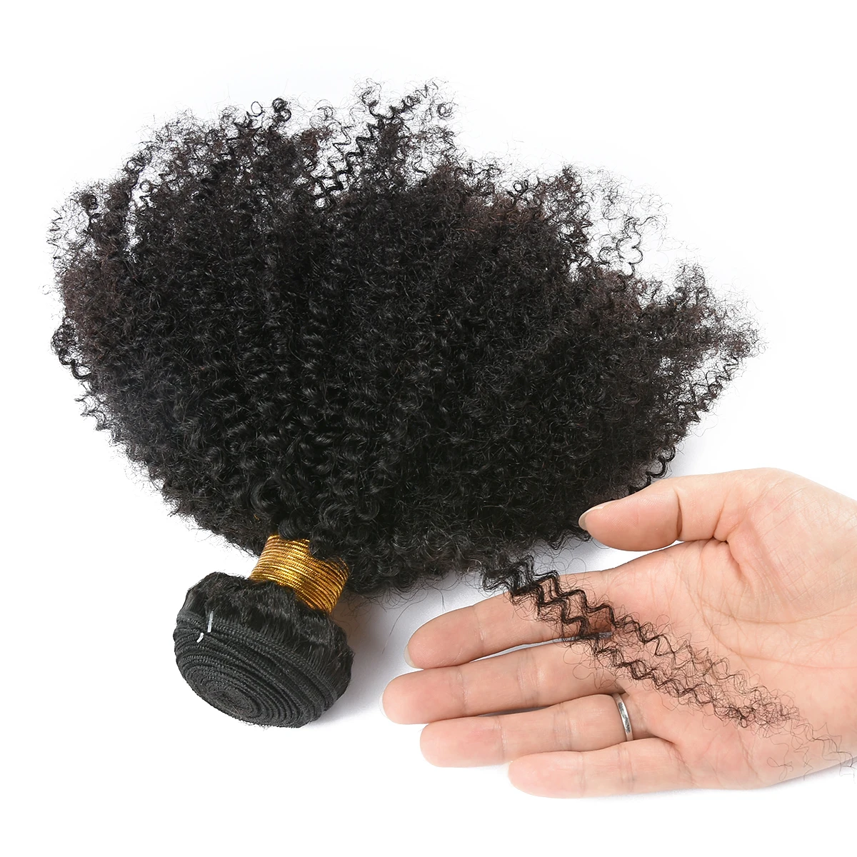 Mongolian Afro Kinky Curly Hair Bundles 8-28 inch Human Hair Bundles 1/3/4 pcs Lots Remy Weaves Short Curly