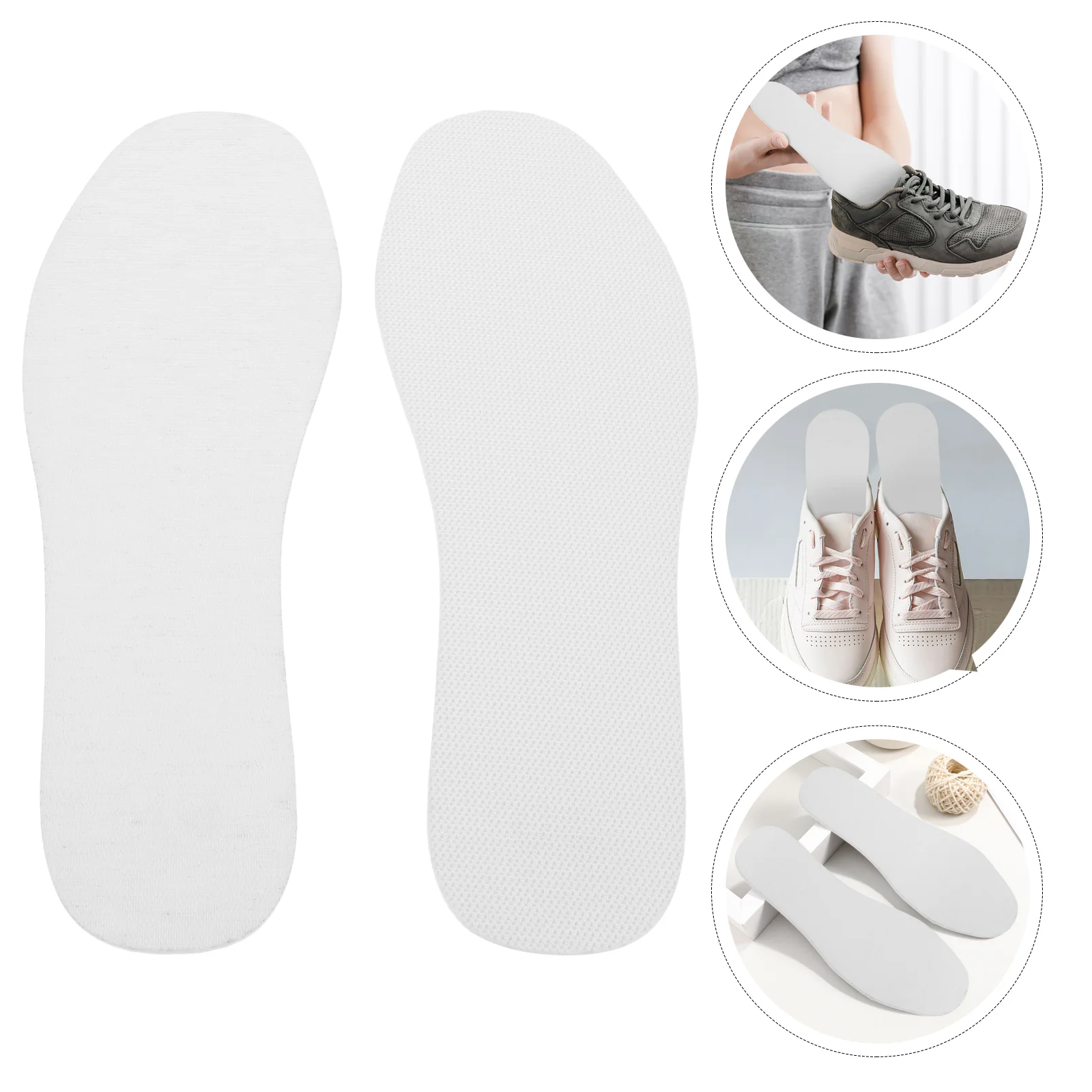 

Anti-puncture Insole Shoe Accessories Work Boot Insoles for Men Absorb Sweat High Heels Pad Inserts Fiber Roller Shoes Women