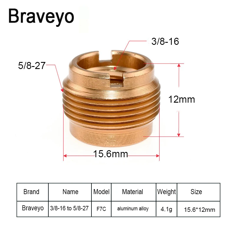 Microphone Bracket Screw 3/8 to 5/8-27 Fine Teeth Conversion Screw Nut Thread Adapter Mount for Camera Monitor Mic Stand microphone desk arm stand