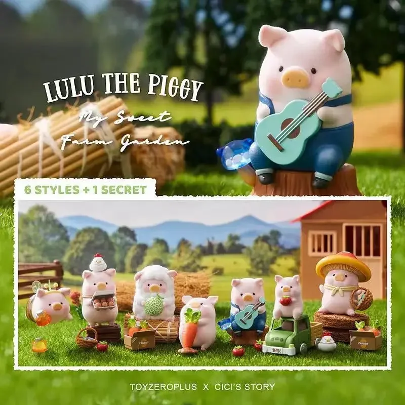 

Canned Pig Lulu Farm Series Of Blind Box Boys And Girls Cute Hand-do Peripheral Heartfelt Gift Desktop Furnishings Pieces