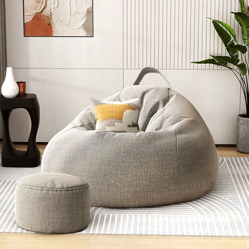 

Comfy Lazy Bean Bag Sofas Bubble Bedroom Ottoman Relaxing Recliner Bean Bag Sofas Single Outdoor Arredamento Furniture WZ50SF