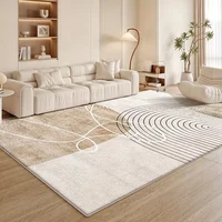 VIKAMA – tapis en flanelle moderne et léger, de luxe, pour salon, chambre à coucher, chevet, Simple, grand, antidérapant, lavable, décoration de maison 3