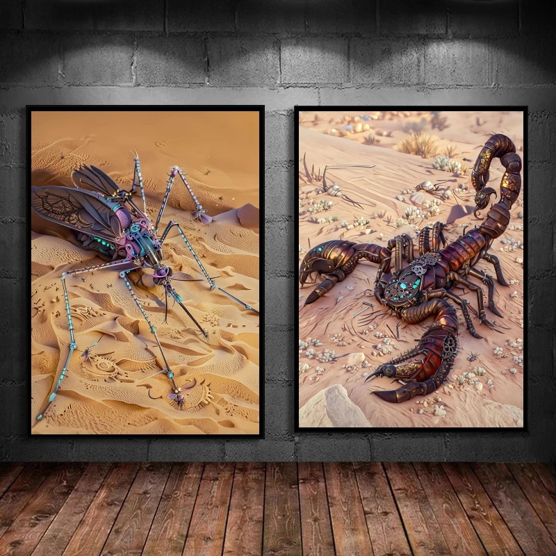 

Canvas HD Prints Robo Scorpion Poster Home Classic Hanging Cuadros Best Gift Children's Bedroom Dcor Picture Decorative