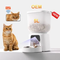 New Product 5L Smart Pet Feeder, 2.4G&5G WiFi HD Night Vision , 2-Way Talk Timed Automatic Food Dispenser for Cats Dogs 1
