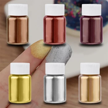 30g/Bottle Gold And Silver Dye Glitter Powder Mousse Cake Macaron Chocolate Confectionery Pastry Baking Cake Decoration