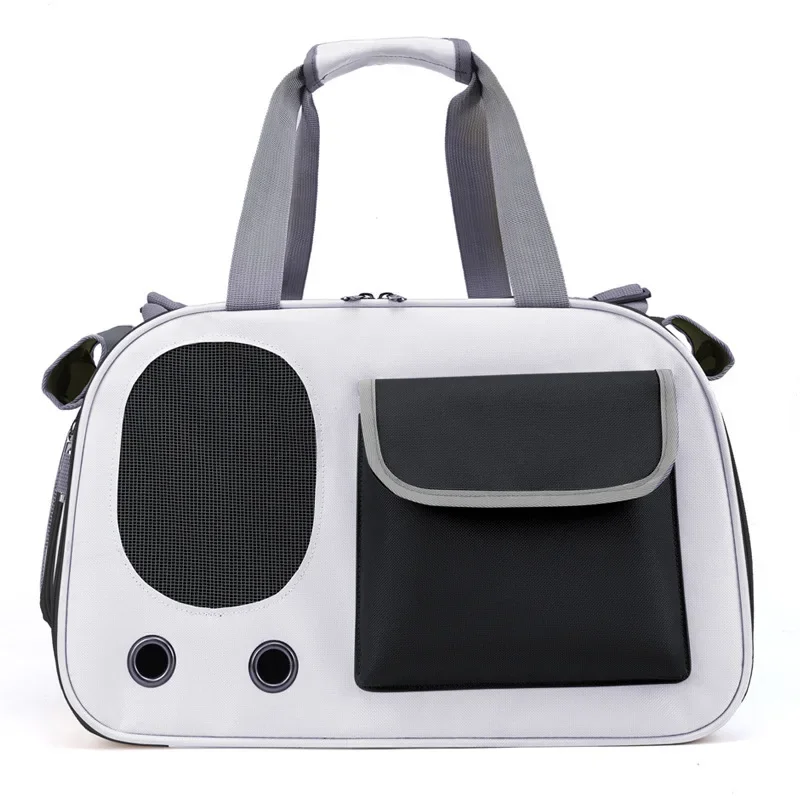 

Pet Bag Cat Carrier Handbag Portable Dog Kitten Travel Bag Breathable Mesh Fabric Suitable for Both Long and Short Trips