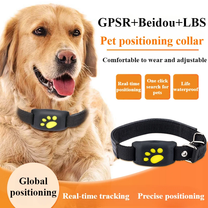 New Real-Time Tracking Inbox Universal Dog Pet Collar Dog And Cat Gps Tracking Pet Gps Tracker Collar Anti-Loss Device