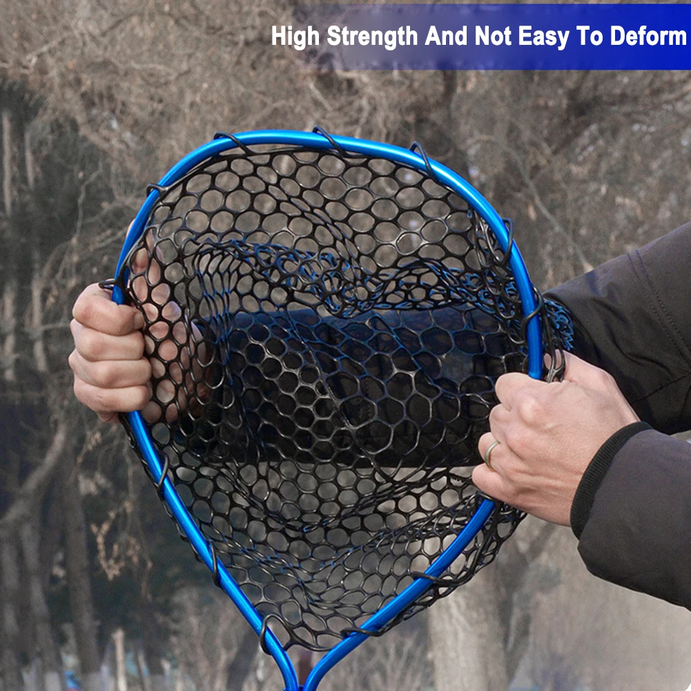 Aluminum Alloy Collapsible Fishing Net Fish Catch Release Mesh