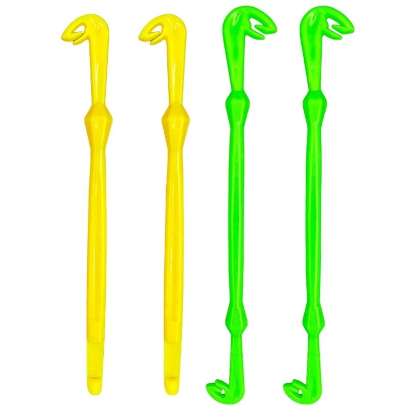 

11UE 4 Pcs Hook Loop Tyer Knot Tying Tool Fishing Detacher Device Easy to Use