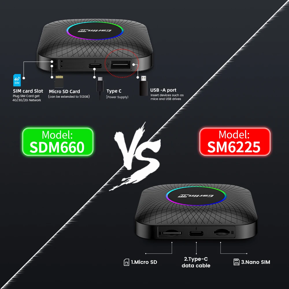 2024 CarlinKit ī÷ Ai ڽ, SDM660, ȵ̵ 13 TV ڽ,  ī÷, ȵ̵ , OEM  Ƽ̵  Ʈ ڽ