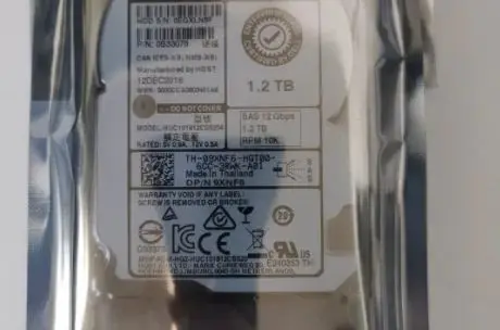 For 1 2T 9XNF6 HUC101812CSS204 09XNF6 2 5 inch 10K 12Gb SAS server hard disk