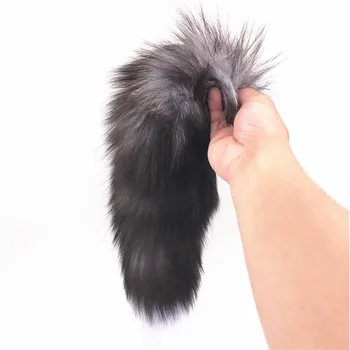 Bdsm Games Anal Sex Toys of Fox Plush Tail with Detachable Metal Butt Plug for Couples Cosplay Homosexual Erotic Accessories 4