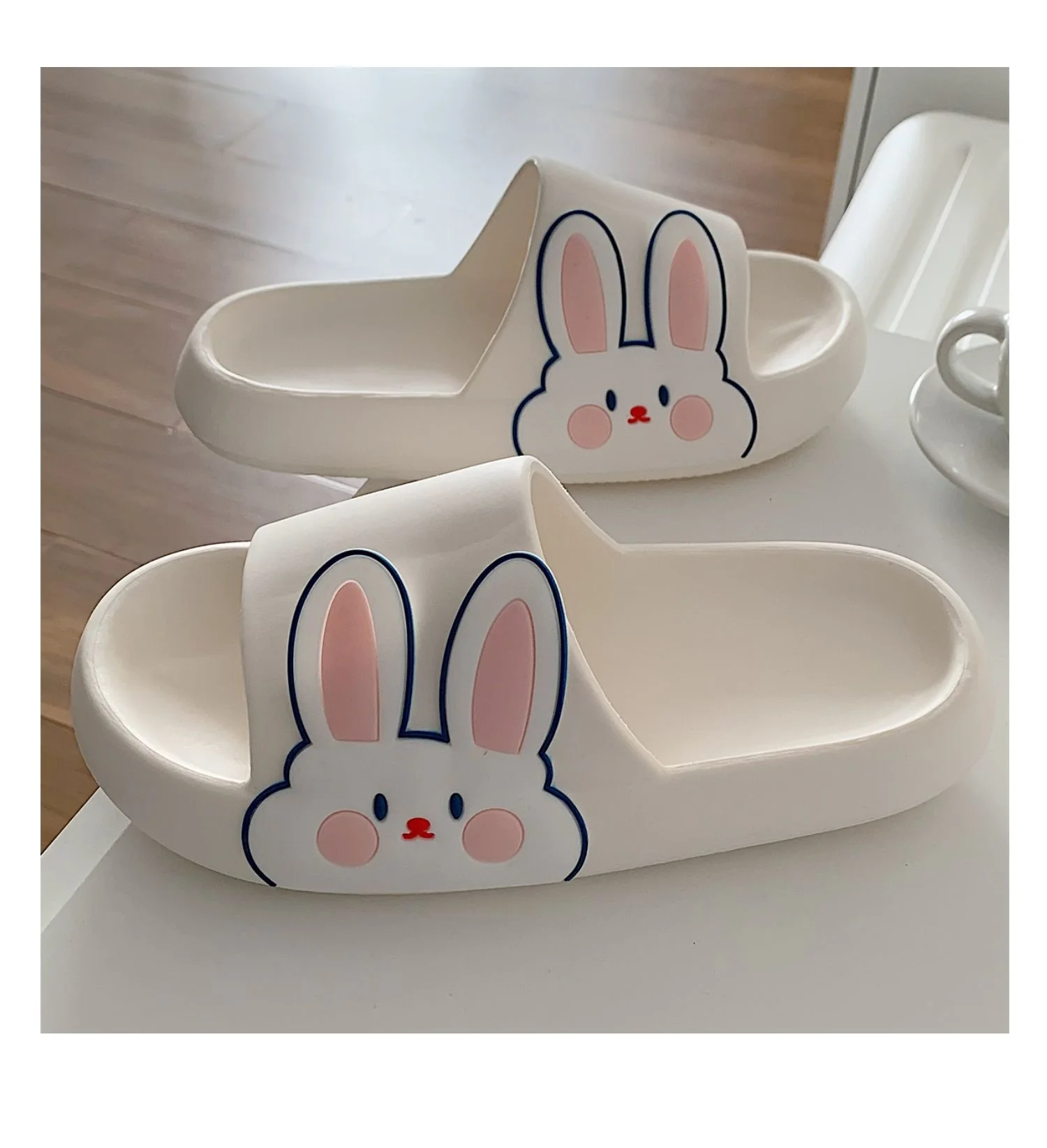 Kawaii Soft Cute Rabbit Cloud Slippers - Limited Edition