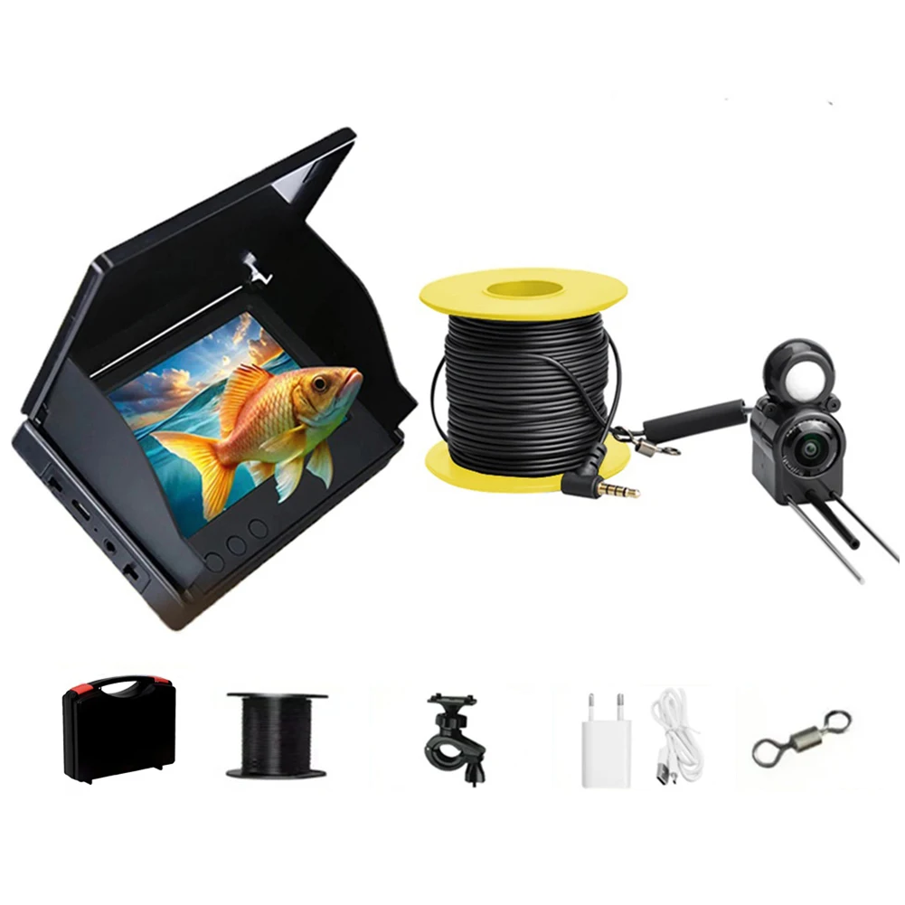 Unterwasser Kamera Angeln 4,3 Zoll Display - FishFinder Mit Nachtsicht 20m Kabel