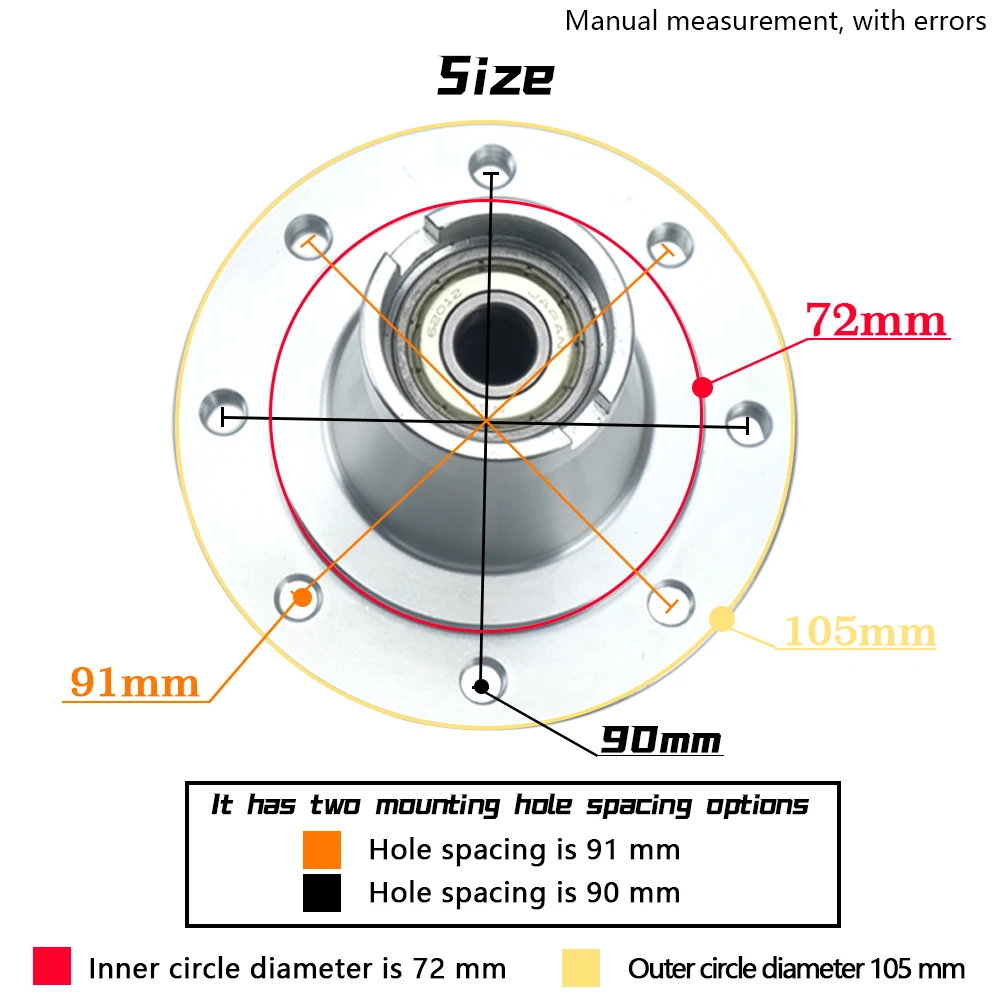 Front Rim Wheel 70MM Disc Brake Hub 12&times;3J motorcycle brake disc For Honda Ruckus Zoomer Af58 GY6 Maddog Taotao Scooter