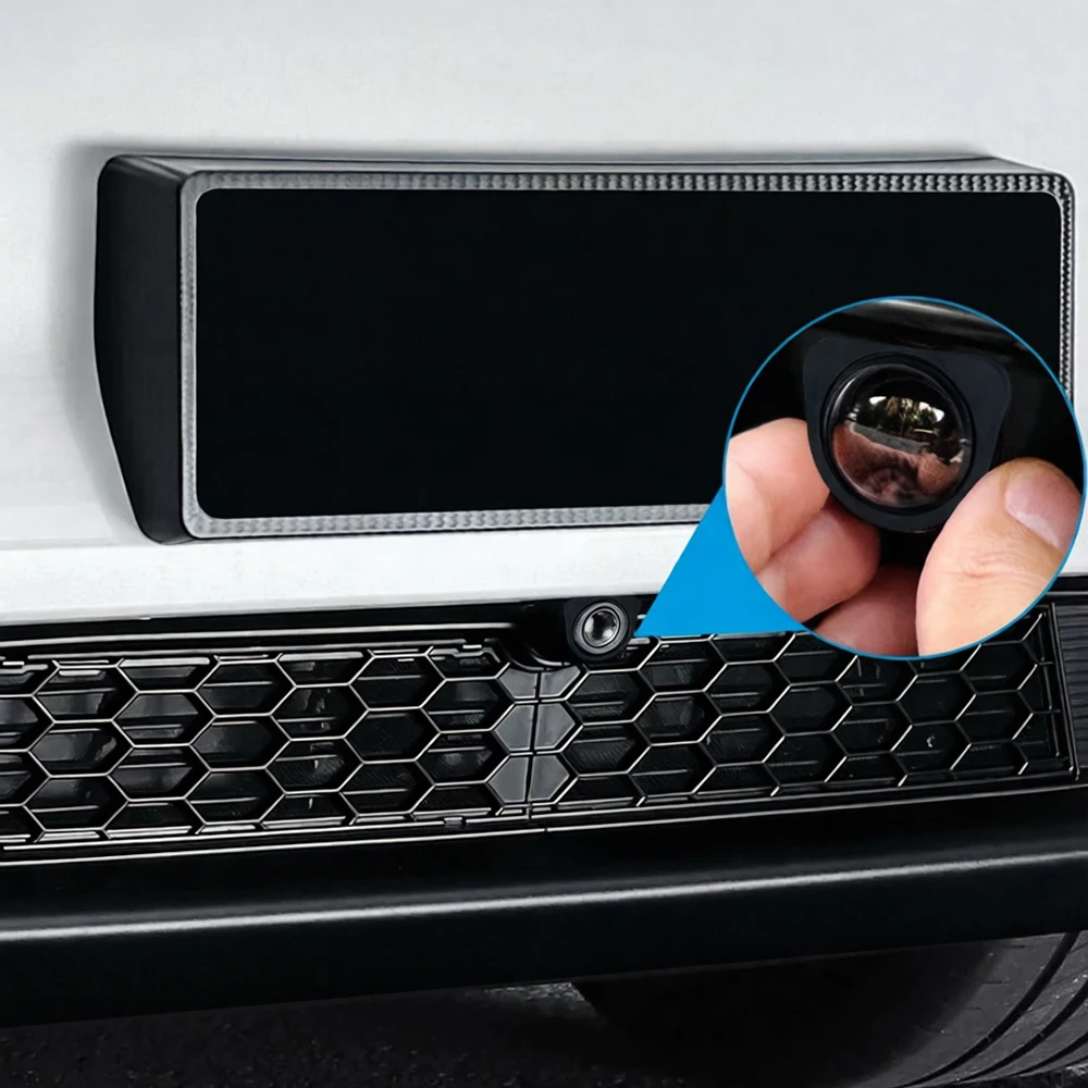 Original Passgenauer Frontkamera-Schutz für Tesla Model Y L 6-Sitzer 2026 Model Y 2025+ HW4 9H Gehärtetes Glas Regenschutzabdeckung – Detail 5