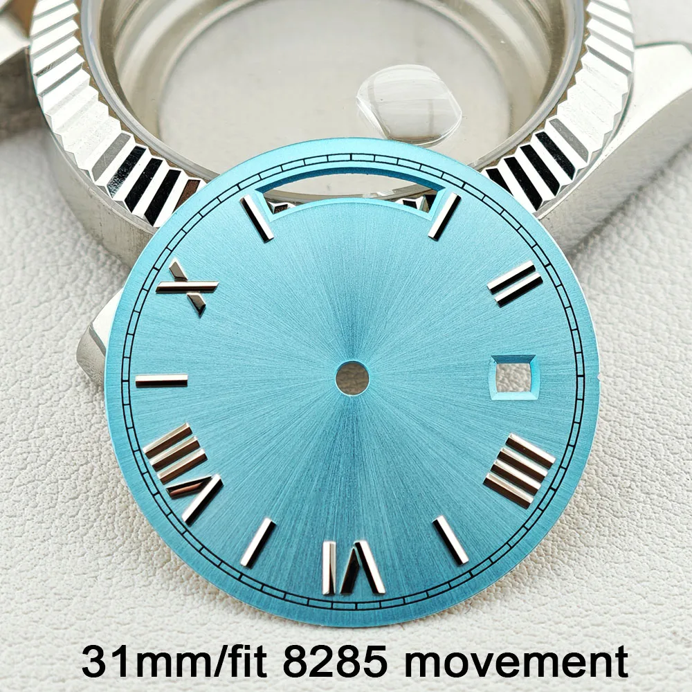 Luminous Blue-Green Dial with Dual Calendar - Watch Accessory