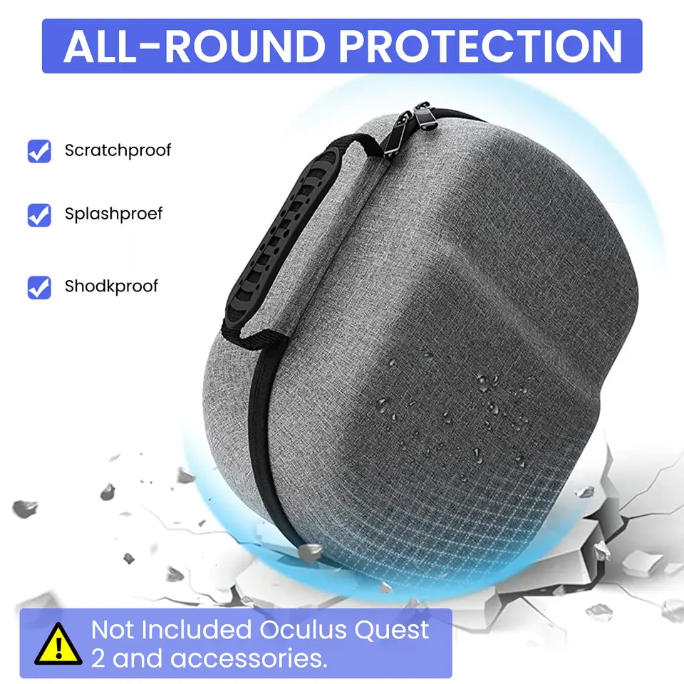 Bag For 3/2 VR Glasses, Tote Bag, Meta Quest3/2 Headset Protective Box Fitting 2/Meta Quest 3 Storage Case_voghion.com