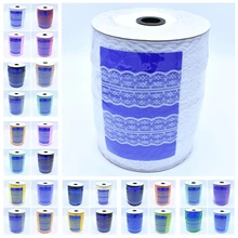  300 Yards 4.5CM Embroidery Lace Ribbon DIY Apparel Sewing Fabric Wedding Christmas Halloween Gift Decoration 