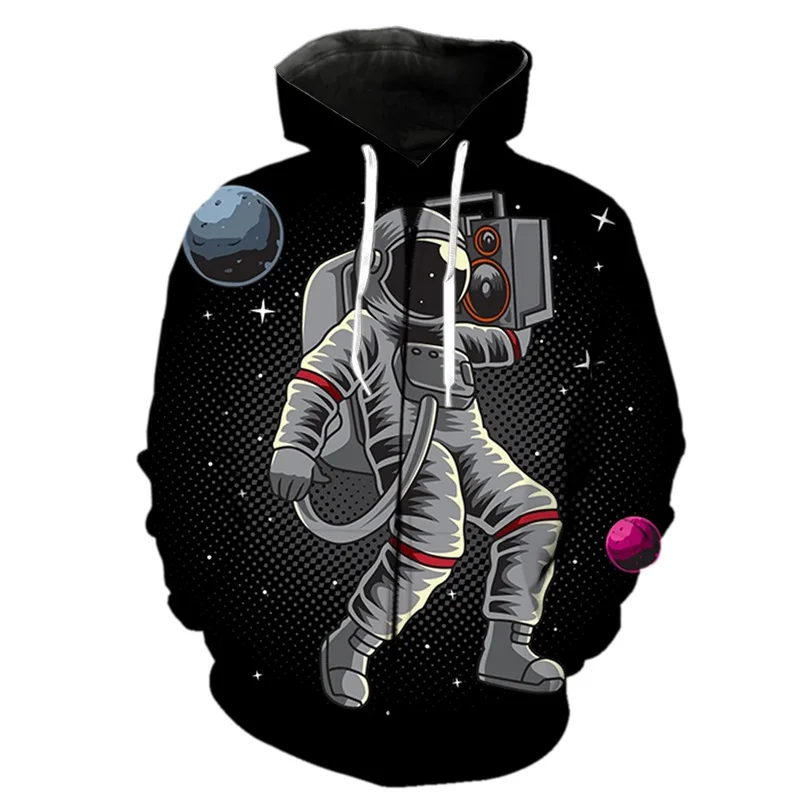 thumbnail image 1 of Sudadera con capucha y cremallera de astronauta espacial para hombres y mujeres, sudaderas casuales con estampado 3D, sudaderas de manga larga para niños, sudaderas de gran tamaño, ropa de calle, 1 of 5