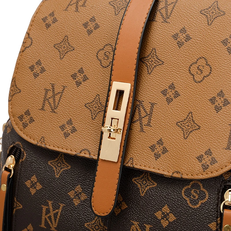 Luxury women's backpack, classic casual backpack, large capacity trendy outdoor travel bag, women's backpack, handbagdesigner lu 6