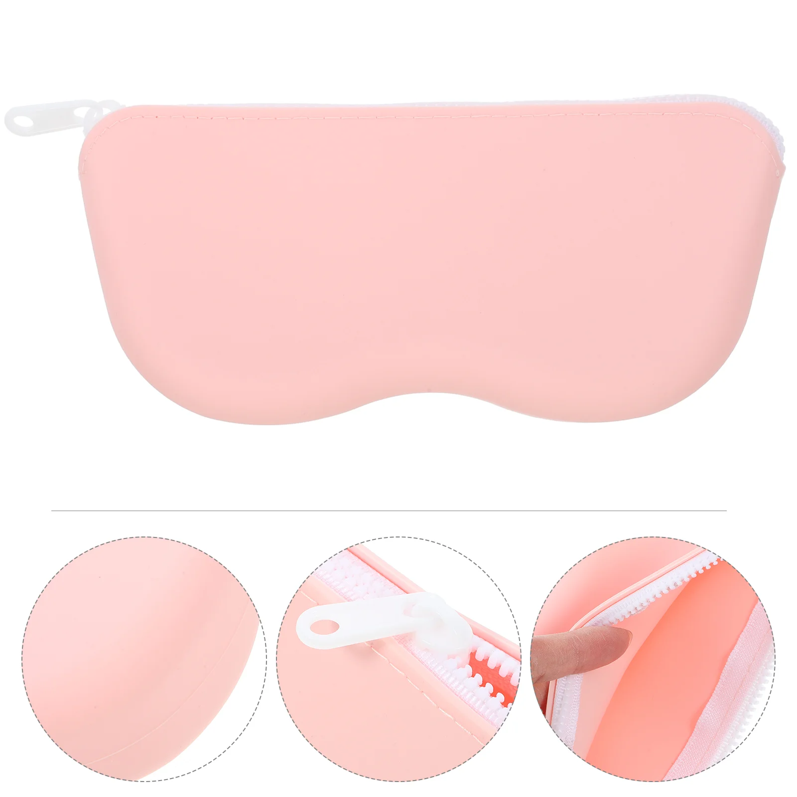 

Glasses Case Silicone Sunglasses Case Portable Eyeglass Case Travel Eyewear Organizer