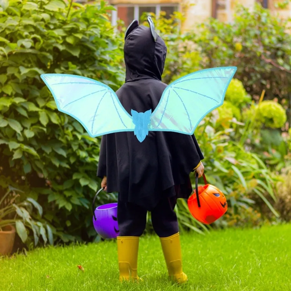 Persönlichkeit Große Fledermaus Flügel Organza Sparkle Cosplay Flügel Dress-up Cosplay Requisiten Cosplay Kostüme Bühne Laufsteg Zubehör – Detail 8