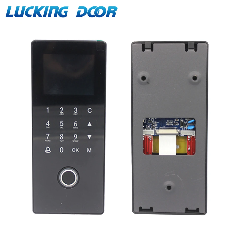 

Touch Electric RFID Access Control System Kit Fingerprint Biometric Bolt Strike Door Locks USB Time Attendance