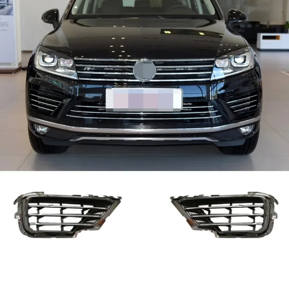Car exterior accessories fog light grille for VW Touareg R-line