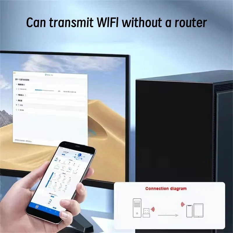 미니 USB Wifi 어댑터 802.11b/g/n RTL8188 안테나 150Mbps 무선 수신기 동글 네트워크 카드 데스크탑 노트북 용 외부 WiFi