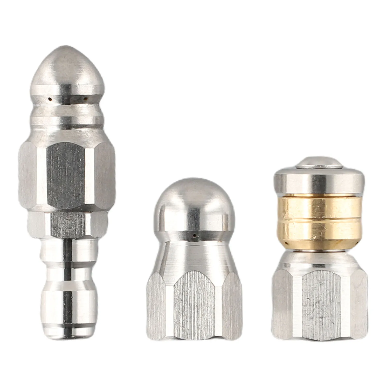 

Brand New Jetter Nozzles Sewer Boutique Practical Stainless Steel Tools Washer Hose 3 X 5000 PSI Home & Garden