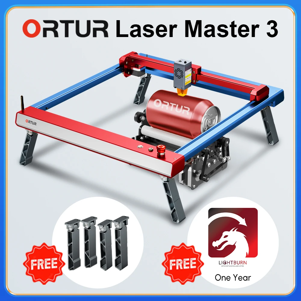 

Ortur Laser Master 3 Output 10W Laser Engraving Machine Mobile Phones Control Diy Metal Engraver High Speed Woodworking Tools