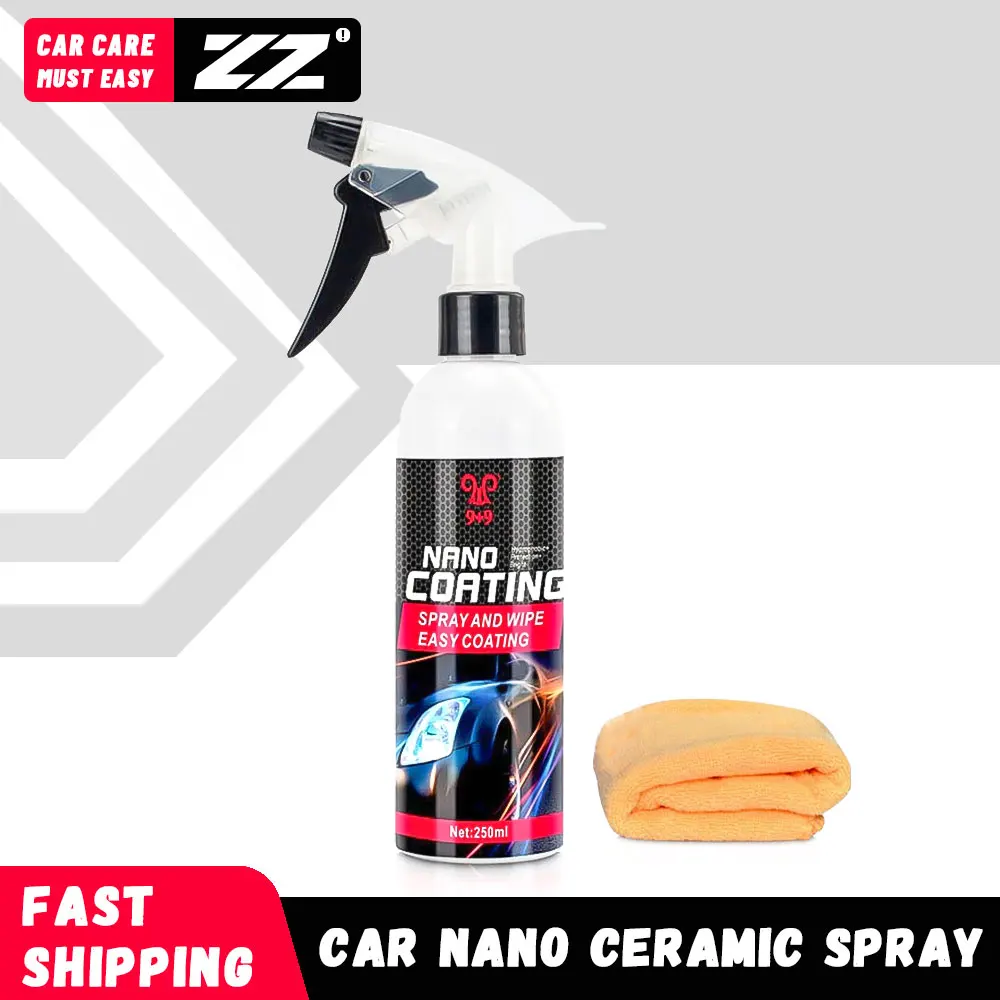 Quick Coat Car Ceramic Coating 250ml Polishing Wax Liquid Glass Nano