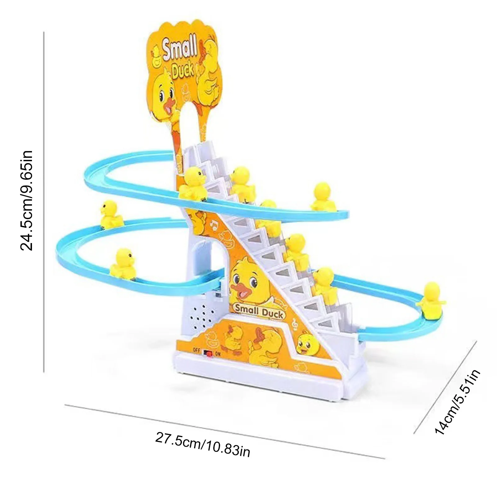 New Track Toy Climb Stairs Children Kids Classic Cartoon Ducks Roller Coaster Toy Set Electric Music Light Birthday Gift New Track Toy Climb Stairs Children Kids Classic Cartoon Ducks Roller Coaster Toy Set Electric Music Light Birthday Gift