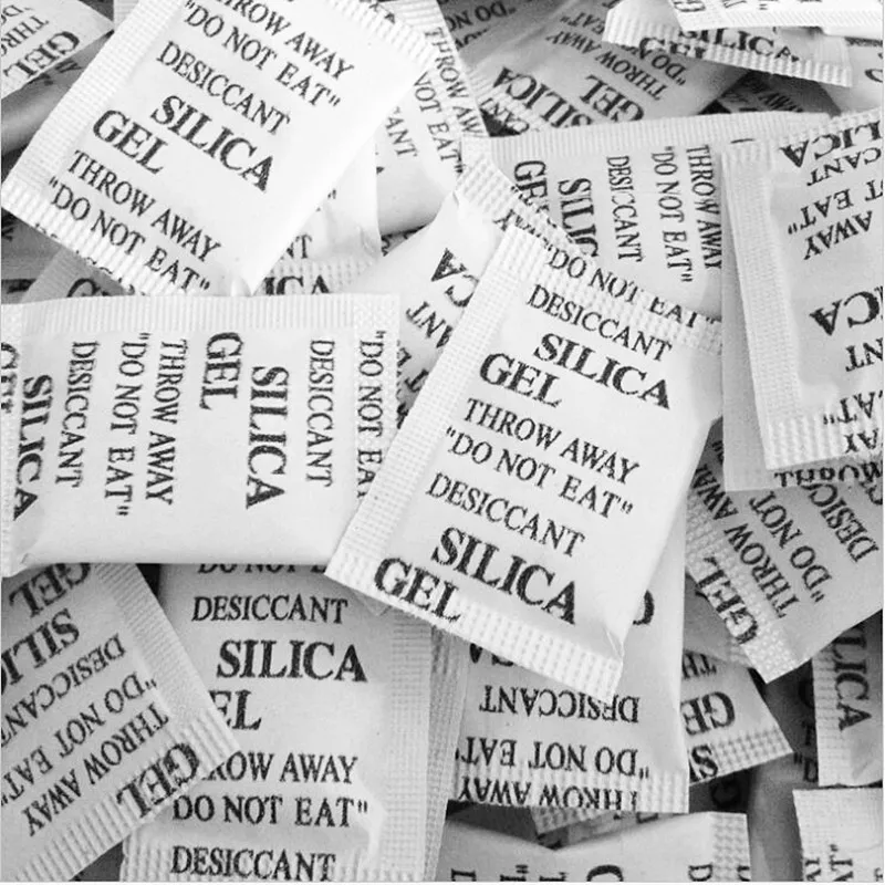 30pcs! Non-Toxic 2g silica gel desiccant Moisture Damp Absorber Dehumidifier for home cabinet Wardrobe Camera Food Storage