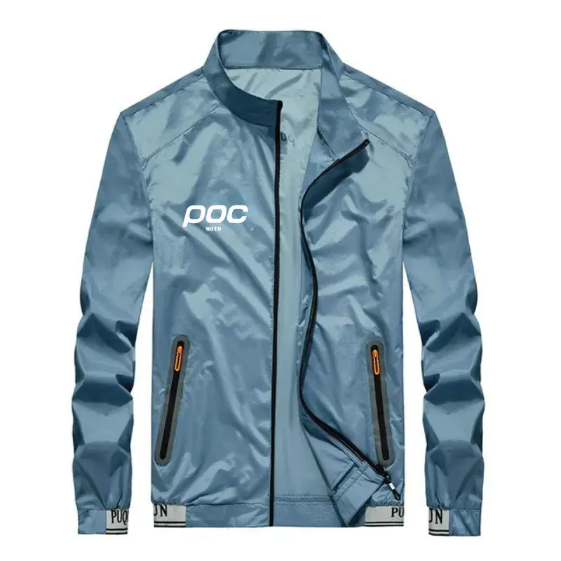 Fashion MOTO POC Cycling Summer Anti-uv Thin MTB Jacket Bicycle Windbreaker Outdoor Sports Reflective Coat Mountain Bike Jacket