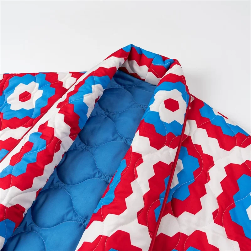 Jacket  Comfortable Oversized Cotton Printed Kimono Cotton Jacket  Women's Loose And Simple Cotton Clothing