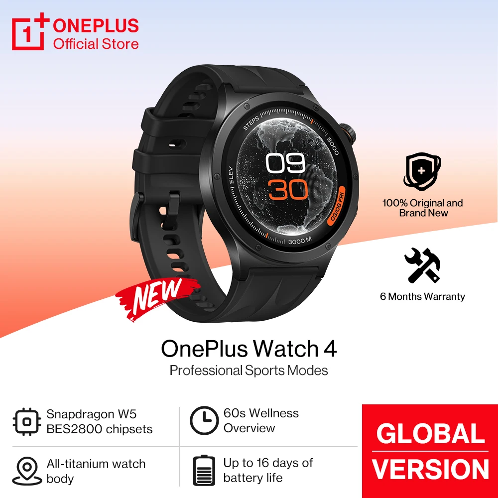 【¥32,930】OnePlus Watch 4 グローバル-アリエク特価アラート