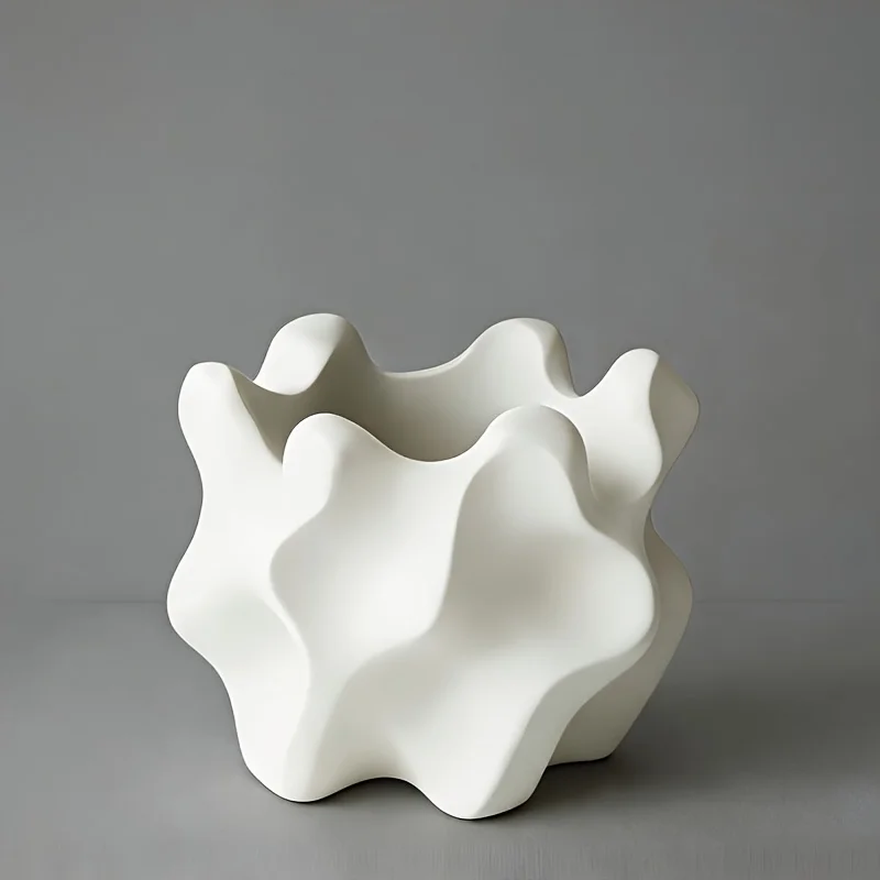 Geometric Irregular Shaped Planter Pot with Drainage