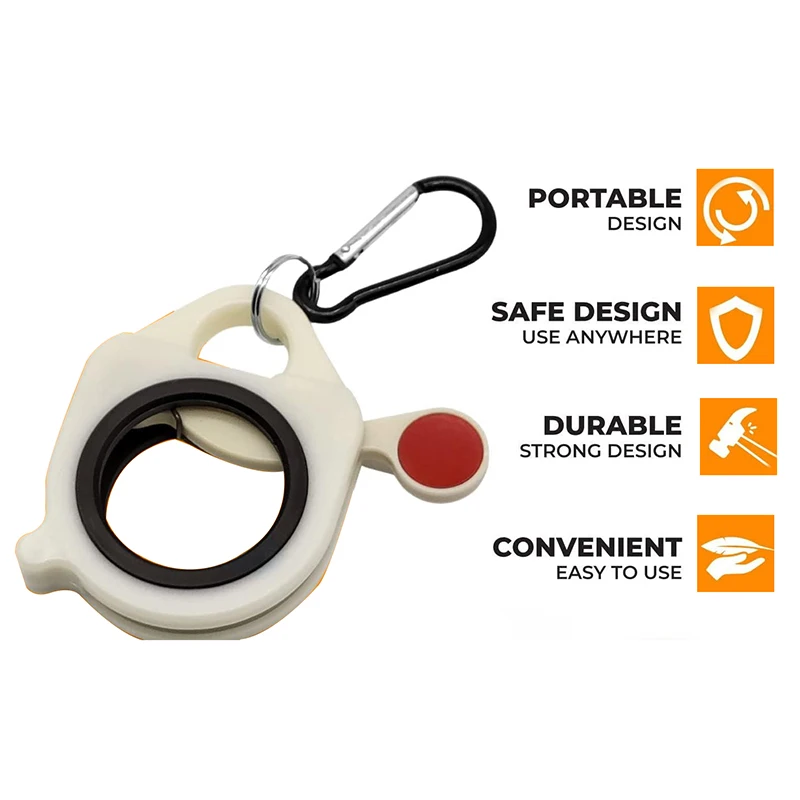 휴대용 정리함 라이트 플라스틱 케이블 타이 거치대, 재사용 가능한 케이블 타이 정리함, 쓸데없는 낭비 및 간편한 사용