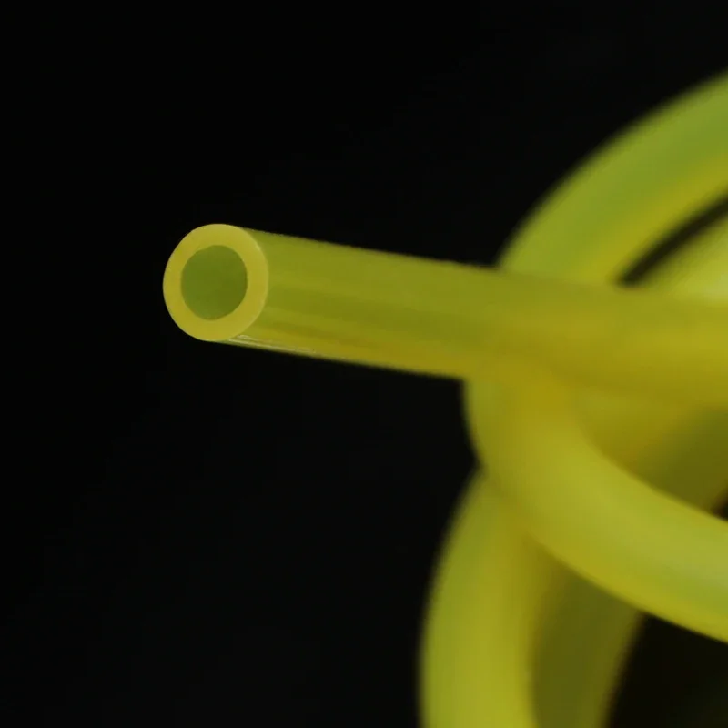 Yellow Food Grade Silicone Rubber Hose ID 0.5 1 2 3 4 5 6 7 8 9 10 12 14 16 18 20 25mm Soft Flexible Silicone Tube Water Hose 1M